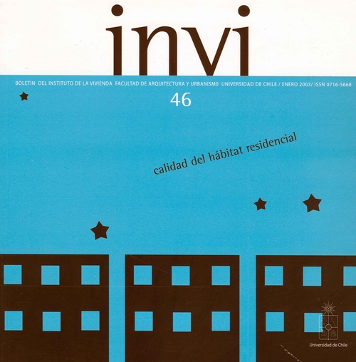 												Ver Vol. 18 Núm. 46 (2003): Calidad del Hábitat Residencial
											